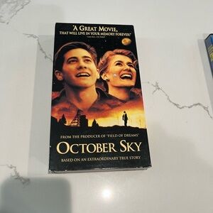 Universal October Sky VHS with Blue and Gray Cover